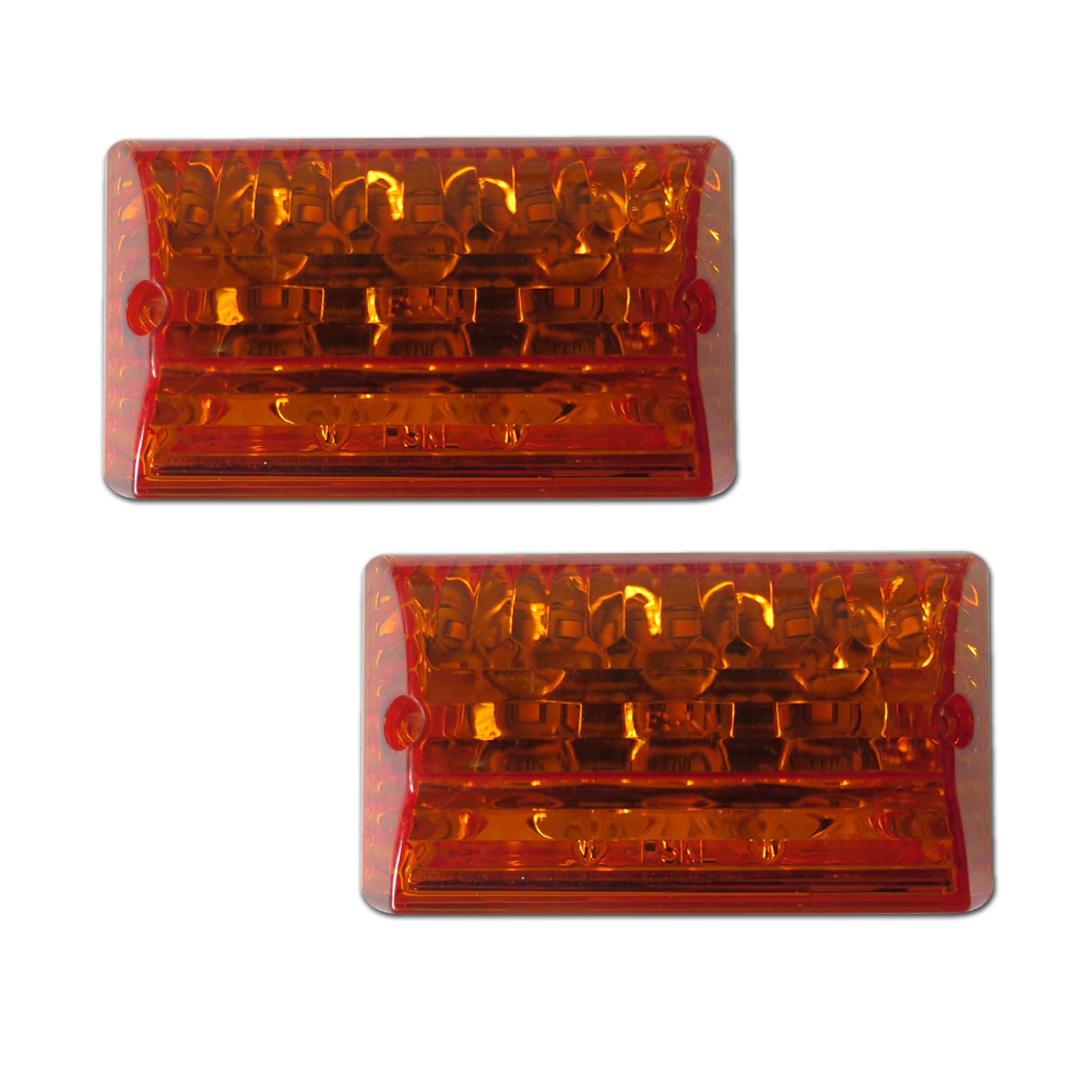 LED SIDE MARKER LAMP 24V 8PCS LED 86X61X31MM AMBER GSE GERMANY